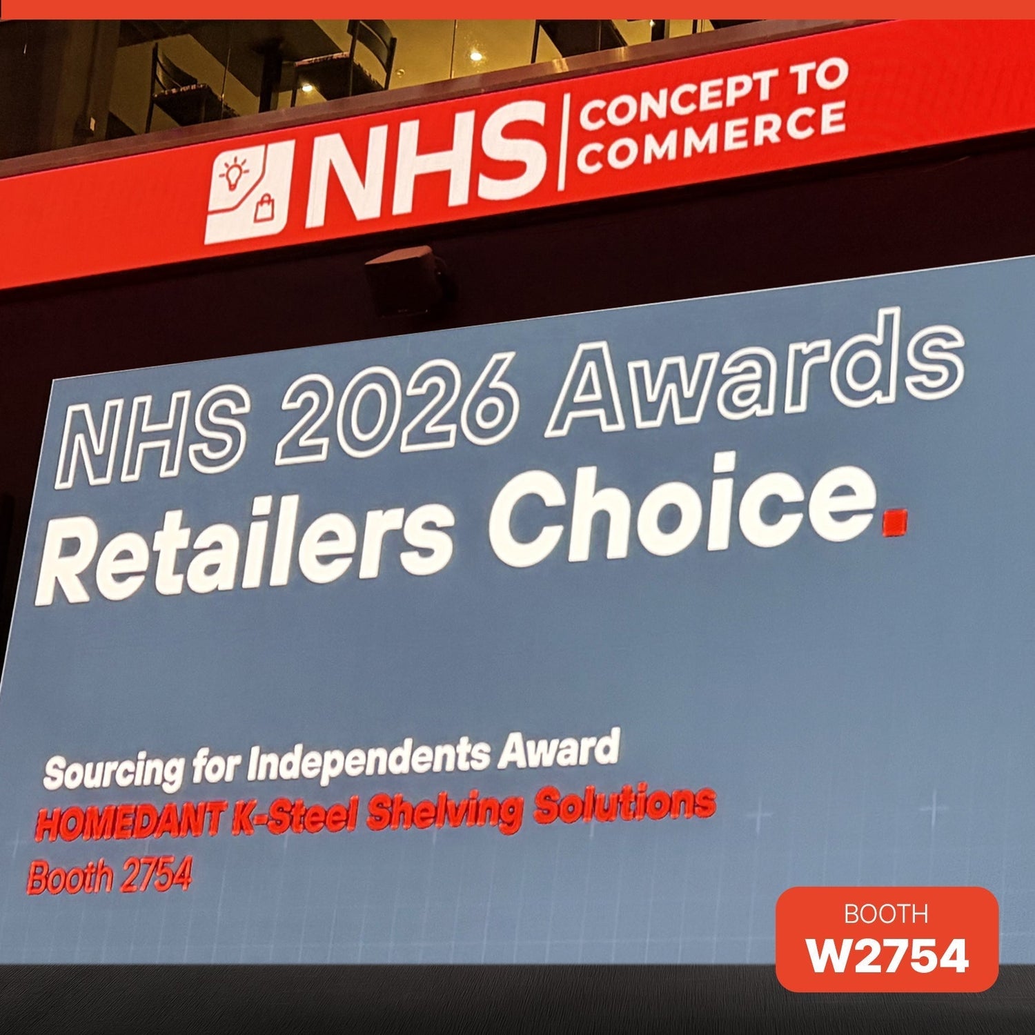HOMEDANT, NHS 2026 NHPA Retailers' Choice Award Winner