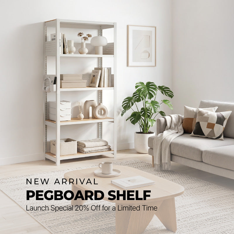 HOMEDANT Launches Its First-Ever Pegboard Shelf