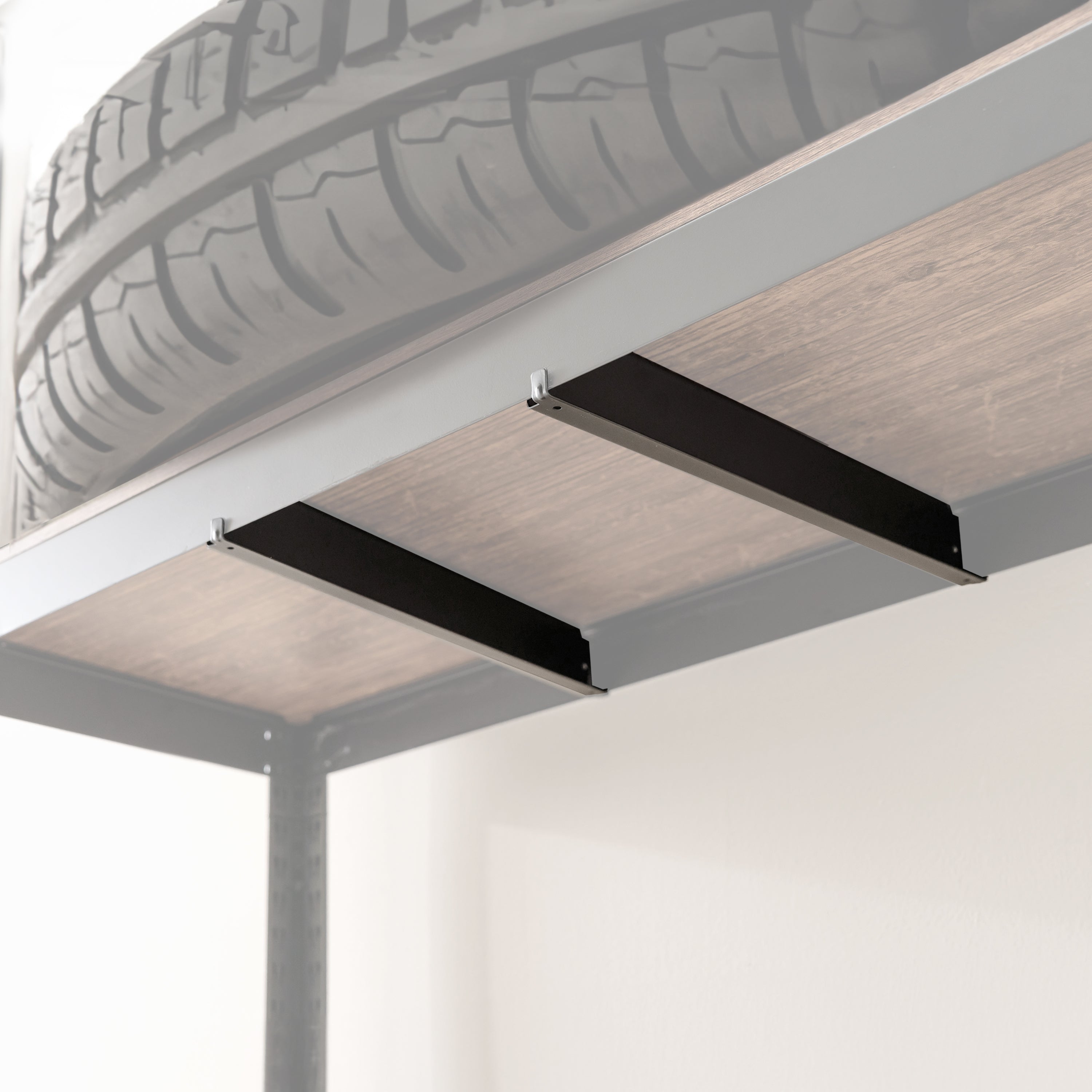 LiftBeam(Z-Type) 450, Black (Powerful Load-Bearing Boost for Shelf Boards)