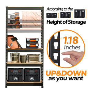 <strong>Height Adjustable Shelves</strong>