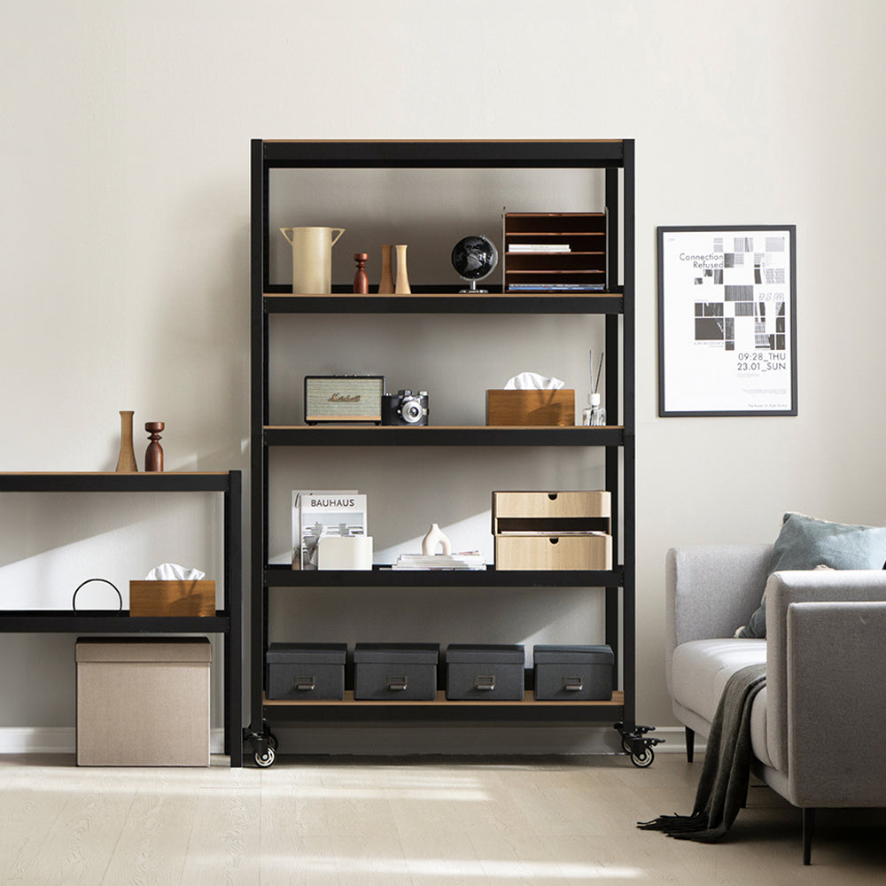 <a href="/products/hs124518w-5b" title="48.1"W HOMEDANT HOUSE 5-Tier Rolling Shelf, Black"><strong>$151.99</strong> -20%</a>
