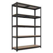 48.1"W HOMEDANT HOUSE 5-Tier Heavy Duty Shelf, Black