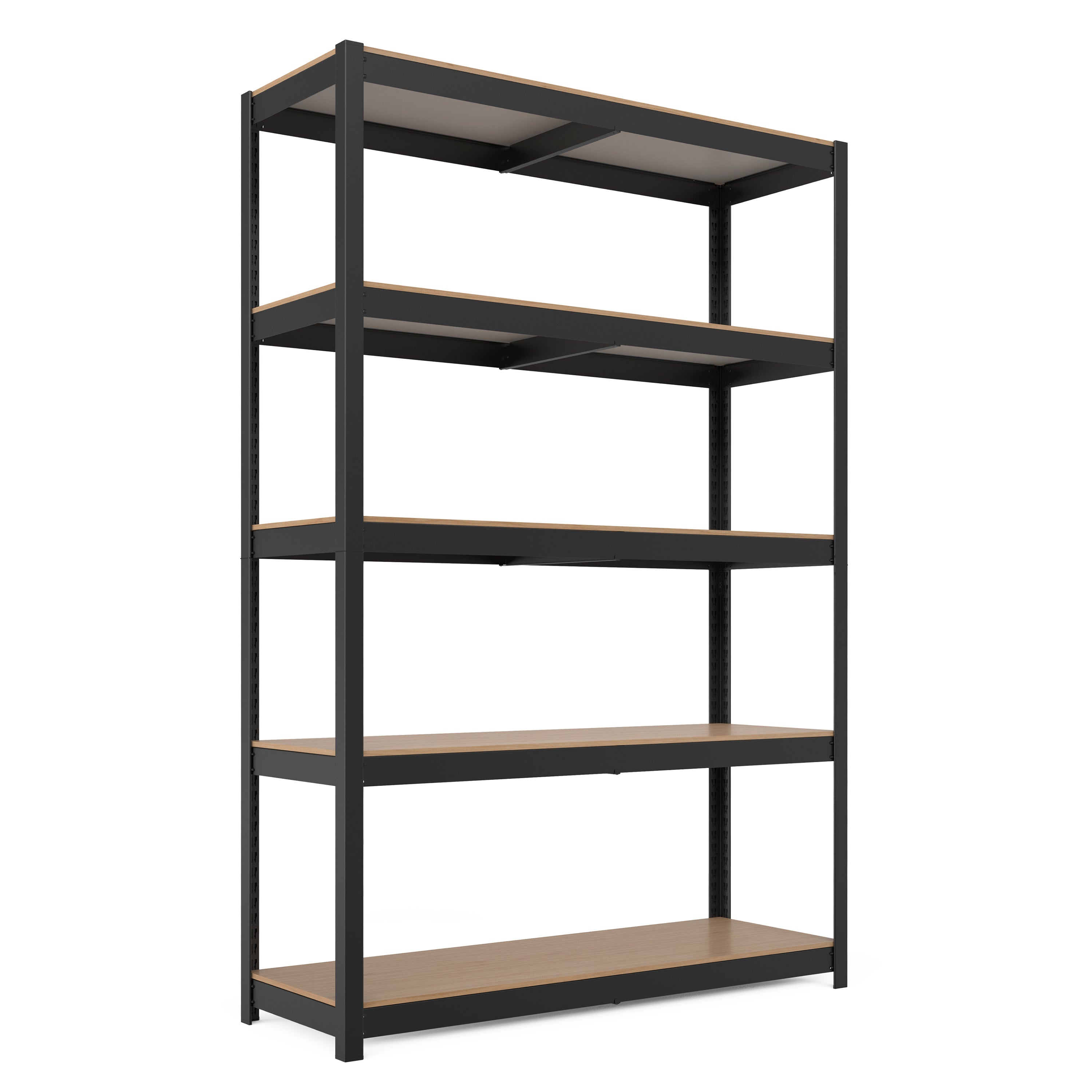 48.1"W HOMEDANT HOUSE 5-Tier Heavy Duty Shelf, Black