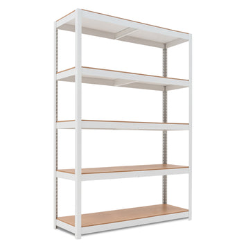 48.1"W HOMEDANT HOUSE 5-Tier Heavy Duty Shelf, White