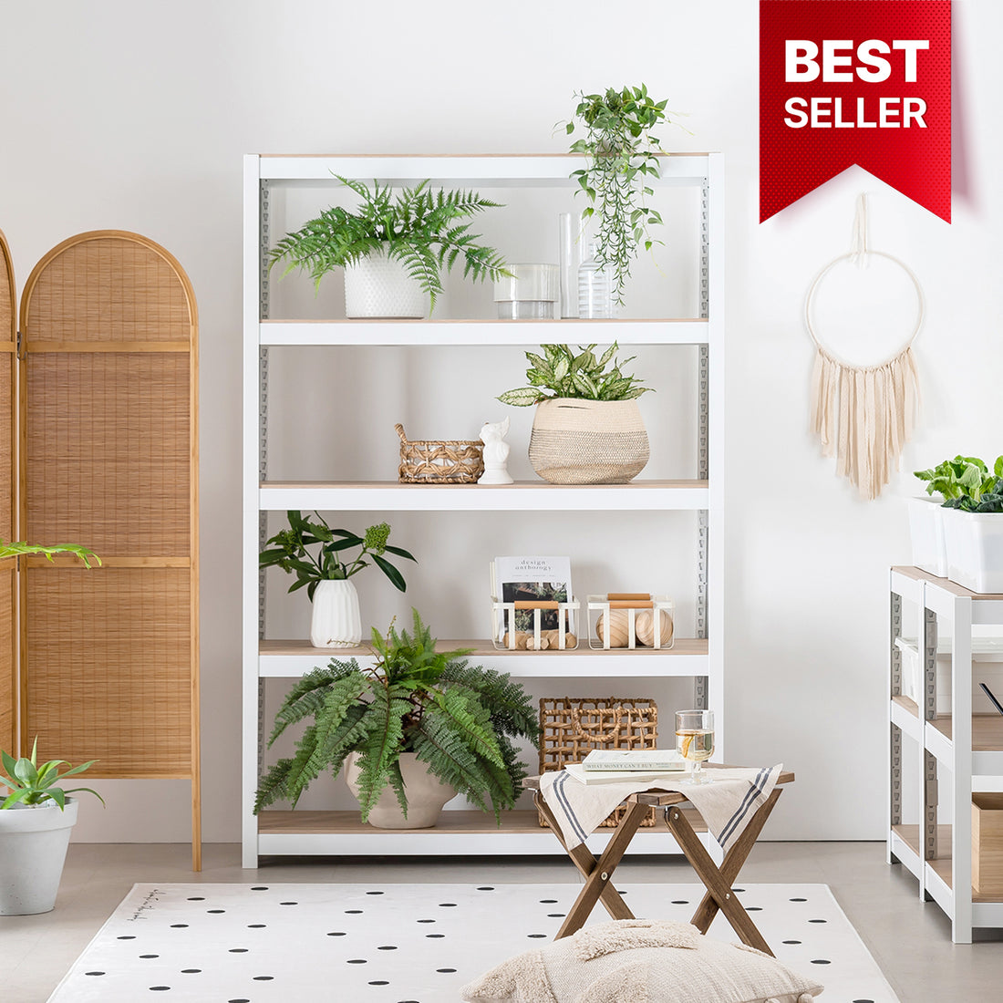 <a href="/products/hs126018z-5w" title="48.1"W Extra Deep HOMEDANT HOUSE Heavy Duty Shelf, White"><strong>$179.99  </strong>-16.3%</a>