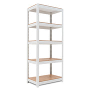 24.4"W HOMEDANT HOUSE 5-Tier Standing Shelf, White