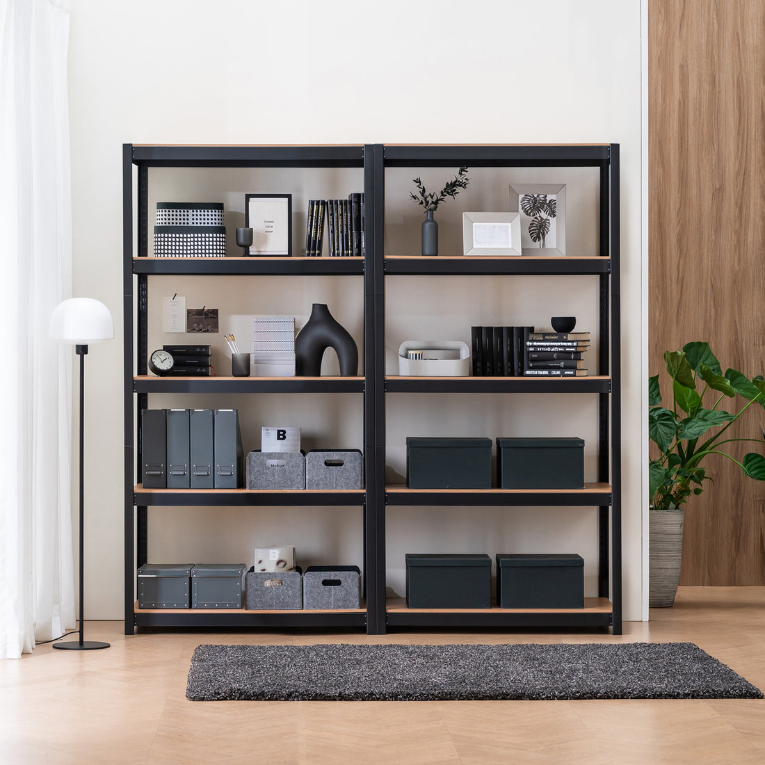 <a href="/products/hs904018-5b" title="36.2"W HOMEDANT HOUSE 5-Tier Standing Shelf, Black"><strong>$118.99</strong> -15%</a>