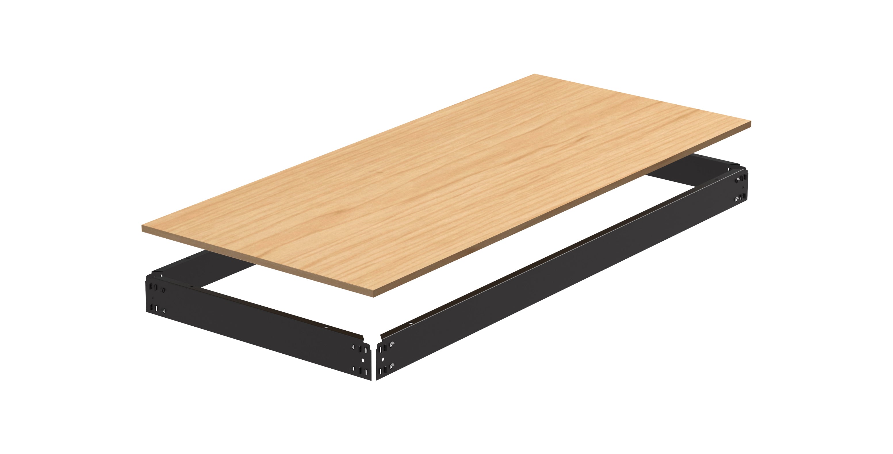 Extra Shelf, HOMEDANT HOUSE 36.2"W x 16.5"D, Black