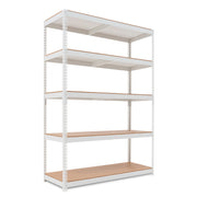 47.7"W HOMEDANT 5-Tier Heavy Duty Shelf, White