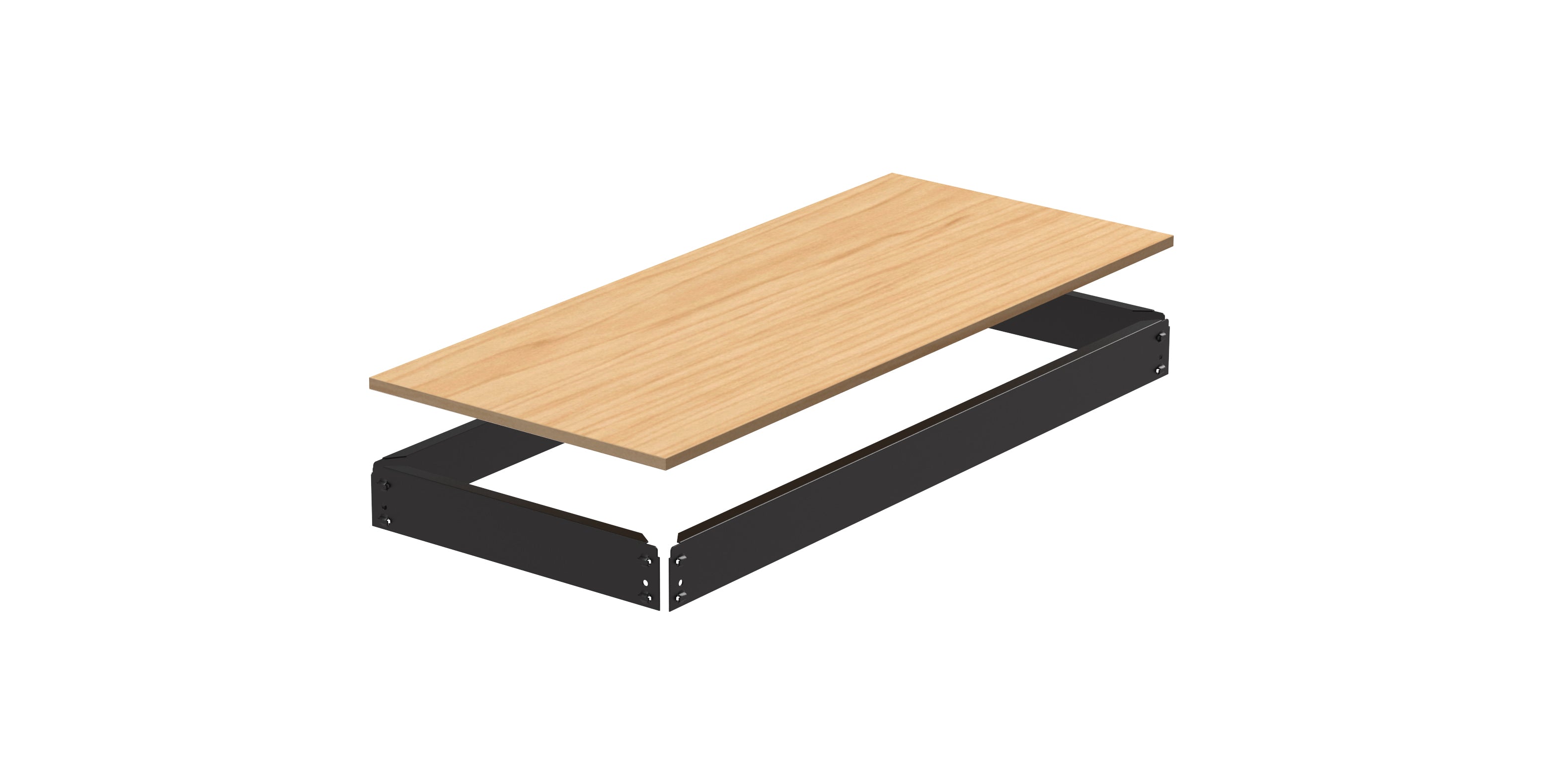 Extra Shelf, HOMEDANT 28"W x 12.3"D, Black