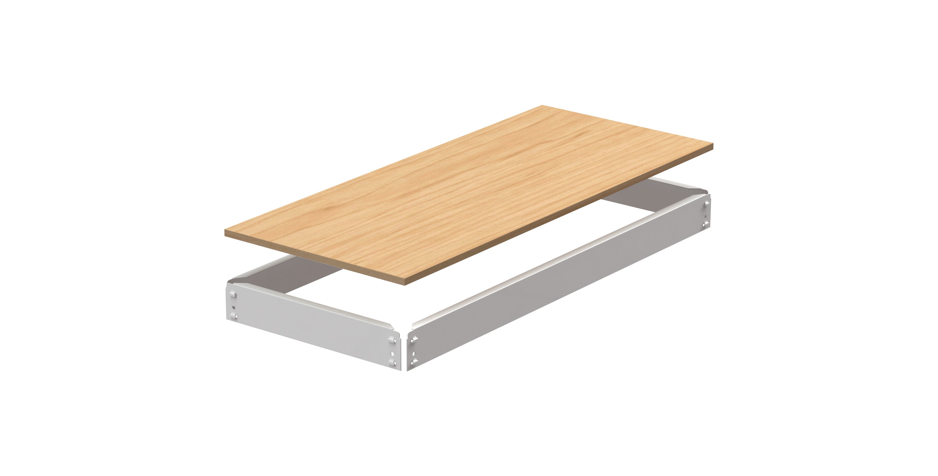 Extra Shelf, HOMEDANT 28"W x 12.3"D, White