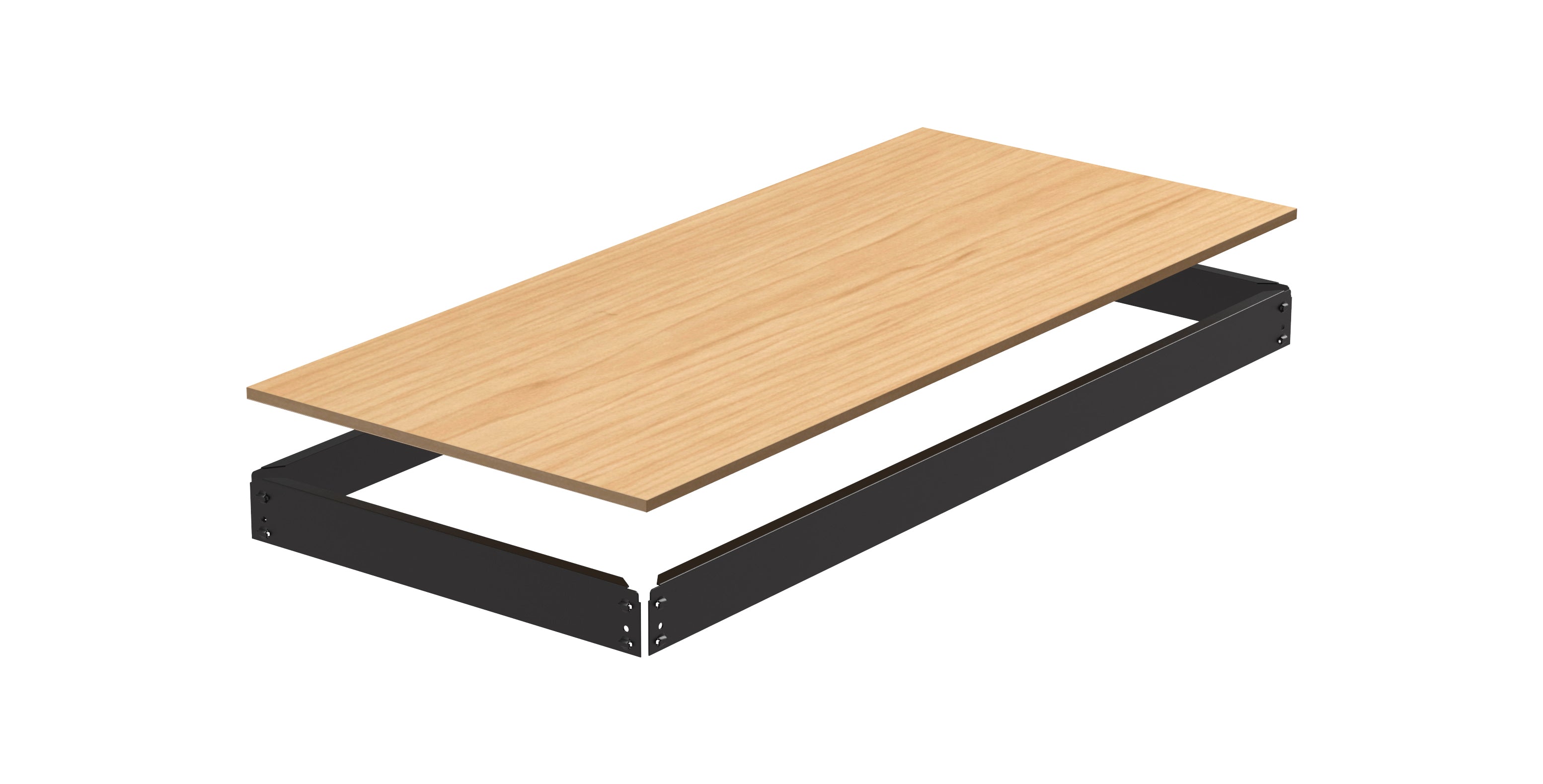Extra Shelf, HOMEDANT 35.9"W x 16.2"D, Black