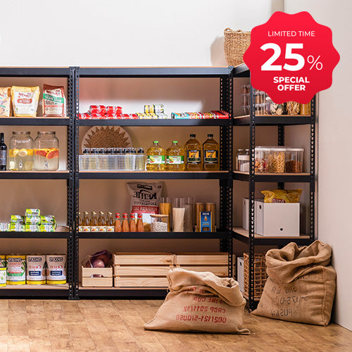<a href="/products/ss124518z-5b" title="47.7"W HOMEDANT 5-Tier Heavy Duty Shelf, Black"><strong>$119.99</strong> -25%</a>